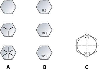 Material Identification on Bolt Head