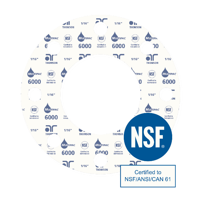 Multipac 6000 NSF Gasket