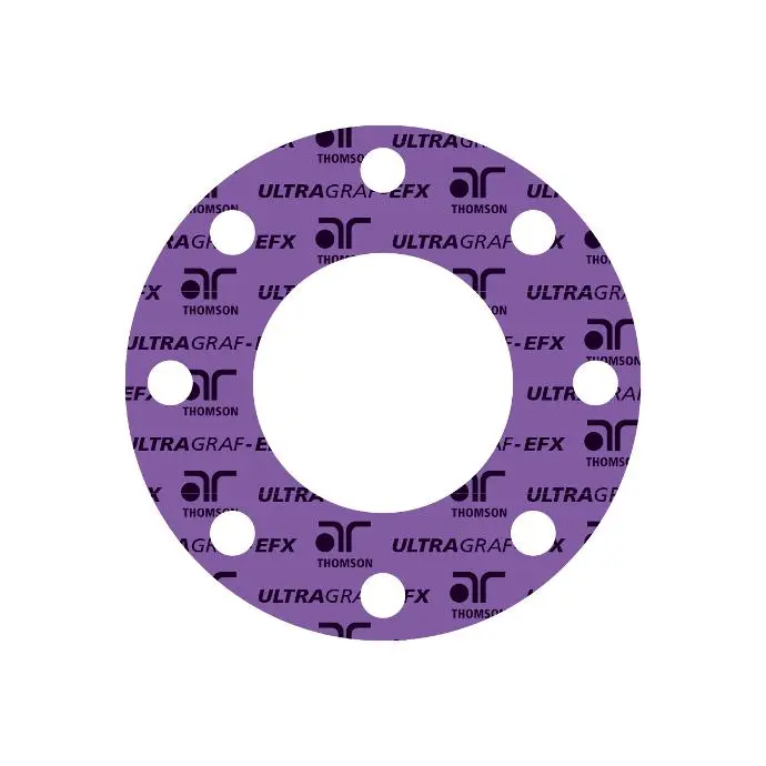 UltraGraf flexible graphite gasket material with stainless steel insert for high temperature sealing