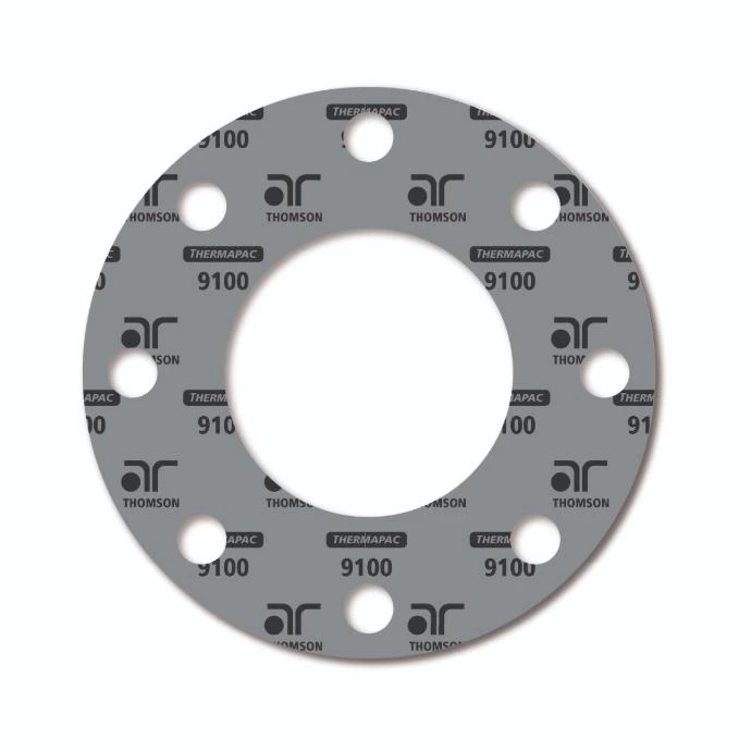 ThermaPac 9100 carbon fiber nitrile gasket sheet for high temperature steam and chemical service